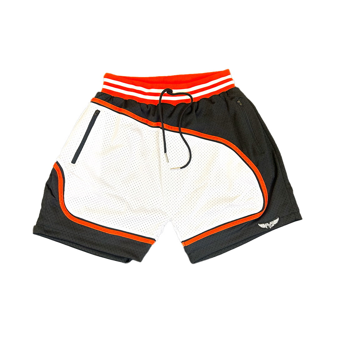 “Spirit” Cut & Sew Mesh Shorts