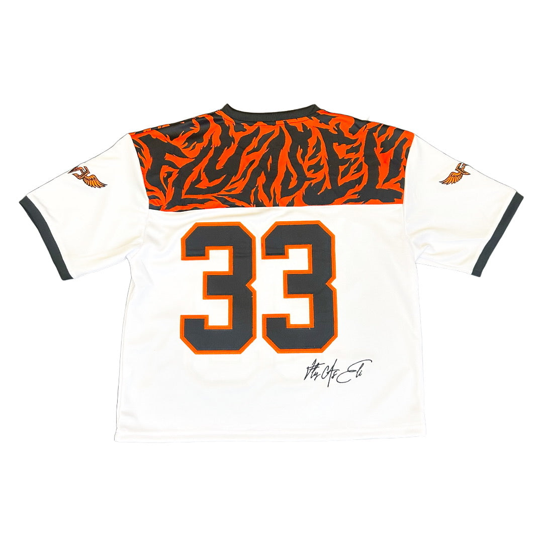 Fly As Eli Bengal Stripes Cropped Football Jersey