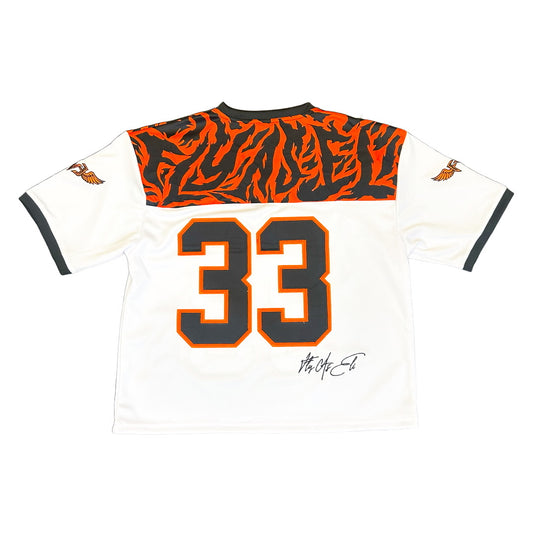 Fly As Eli Bengal Stripes Cropped Football Jersey