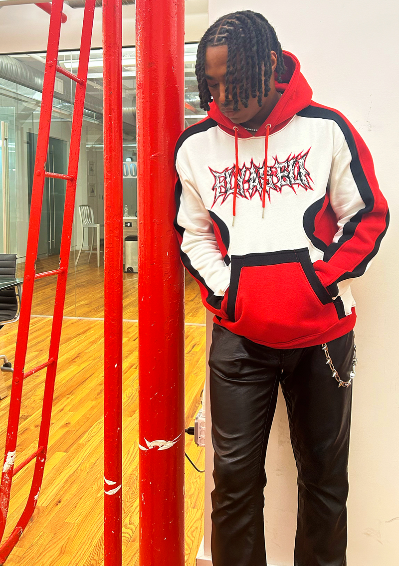 Fly As Eli Cut and Sew Paneled Hoodie